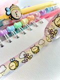 V.1 (2022) - SUMMER (BEESONS) -  FOILED WASHI TAPE - Marshmallow Studio
