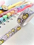 V.1 (2022) - WINTER (BEESONS) -  FOILED WASHI TAPE - Marshmallow Studio