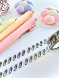 RAINBOW POCKET PENS - 10mm *CLEAR* PET WASHI TAPE - Marshmallow Studio
