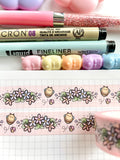 WOODLAND FLOWERS V.2 - 15mm WASHI TAPE (2 PER PERSON) - Marshmallow Studio