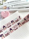 TULIP TALES WITH DEBBIE DOWNER - 15mm FOILED WASHI TAPE - Marshmallow Studio
