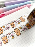 GINGERMALLOW - 15mm PET CLEAR WASHI TAPE - Marshmallow Studio