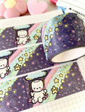 REACH FOR THE STARS - WIDE FOILED WASHI TAPE - Marshmallow Studio