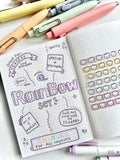 MINI MARSHMALLOW RAINBOW WASHI TAPE SET - Marshmallow Studio