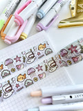HAPPY HOBBIES - 20mm FOILED WASHI TAPE - Marshmallow Studio