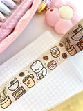 MOCHA MALLOW - 20mm WASHI TAPE - Marshmallow Studio
