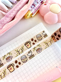 BITTY BEANS - 10mm WASHI TAPE - Marshmallow Studio
