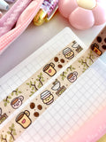 BITTY BEANS - 10mm WASHI TAPE - Marshmallow Studio