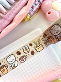 MOCHA MALLOW - 20mm WASHI TAPE - Marshmallow Studio