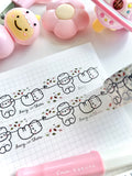 COCOA HANG IN THERE - 20mm FOILED WASHI TAPE - Marshmallow Studio