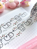 COCOA HANG IN THERE - 20mm FOILED WASHI TAPE - Marshmallow Studio