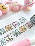 MOTI QUOTIES - 20mm CLEAR (PET) FOILED WASHI TAPE - Marshmallow Studio