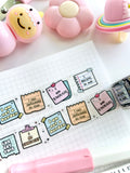 MOTI QUOTIES - 20mm CLEAR (PET) FOILED WASHI TAPE - Marshmallow Studio