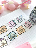 MOTI QUOTIES - 20mm CLEAR (PET) FOILED WASHI TAPE - Marshmallow Studio