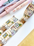 WINTER WITH COCOA (ONE PER PERSON) - 20mm FOILED WASHI TAPE - Marshmallow Studio