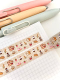 BAKERY BEAR - 15mm WASHI TAPE - Marshmallow Studio