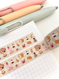 BAKERY BEAR - 15mm WASHI TAPE - Marshmallow Studio