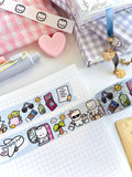 COCOA VACAY (HYBRID) (ONE PER PERSON) - 20mm WASHI TAPE - Marshmallow Studio