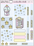 MALLOW PLANNER / HOBO COUSIN - WEEKLY KIT - STATIONERY SURPRISES - PLANNER STICKERS - (2 PG). S393 - Marshmallow Studio