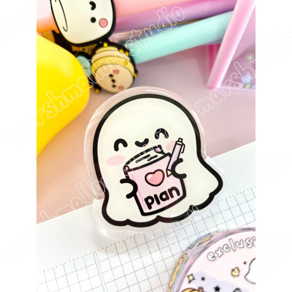 ACRYLIC PAGE CLIP - PLANNER GHOSTIE - LIMITED EDITION - Marshmallow Studio