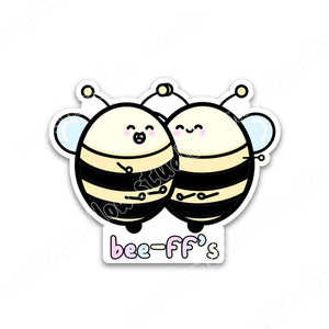 "BEE-FF'S" - STICKER FLAKE - F107 - Marshmallow Studio