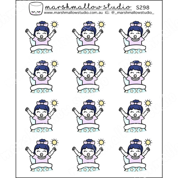 DEBBIE DOWNER - RISE & SHINE - PLANNER STICKERS - S298 - Marshmallow Studio
