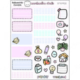 HOBONICHI COUSIN / MALLOW PLANNER - MAY MONTHLY KIT - PLANNER STICKERS - S710 (2 pgs) - Marshmallow Studio