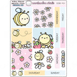 MALLOW PLANNER / HOBONICHI COUSIN - WEEKLY KIT - PLANNER STICKERS - (2 PGS) S538 - Marshmallow Studio
