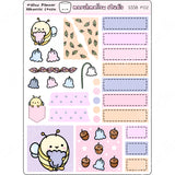 MALLOW PLANNER / HOBONICHI COUSIN - WEEKLY KIT - PLANNER STICKERS - S558 (2 PGS) - Marshmallow Studio