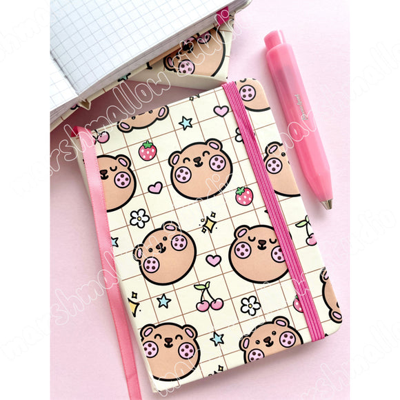 *SALE* A6 NOTEBOOK - FRECKLE BEAR -  LIMITED EDITION - Marshmallow Studio