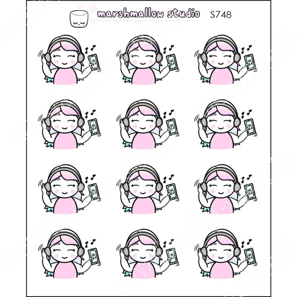 SHEILA SUGAR - MUSIC FOR THE SOUL - PLANNER STICKERS - S748 - Marshmallow Studio