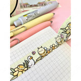 V.2  (2024) - SPRING CHUBBY BEE - 15mm WASHI TAPE - Marshmallow Studio