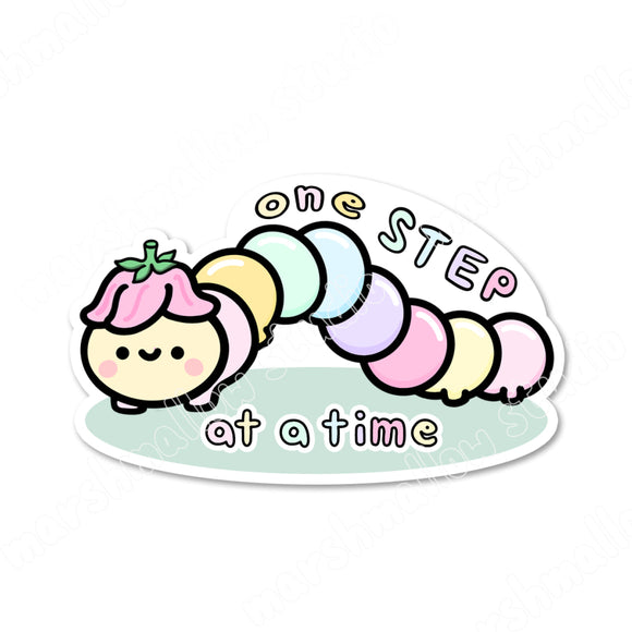 STICKER FLAKE - ONE STEP AT A TIME - F262 - Marshmallow Studio