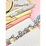 V.2  (2024) - SUMMER CHUBBY BEE - 15mm WASHI TAPE - Marshmallow Studio