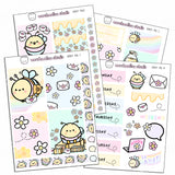 VERTICAL KIT - MAIL BEE - PLANNER STICKERS - S901 PG1-4 - Marshmallow Studio