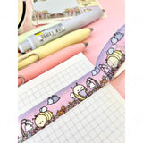 V.2  (2024) - WINTER - CHUBBY BEE - 15mm WASHI TAPE - Marshmallow Studio
