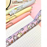 V.2  (2024) - WINTER - CHUBBY BEE - 15mm WASHI TAPE - Marshmallow Studio