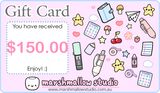 GIFT CARDS (AUD $10.00 - AUD $150.00) - Marshmallow Studio