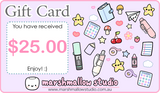 GIFT CARDS (AUD $10.00 - AUD $150.00) - Marshmallow Studio