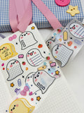 GHOST IT NOTES - 40mm - PET FOILED STICKER ROLL