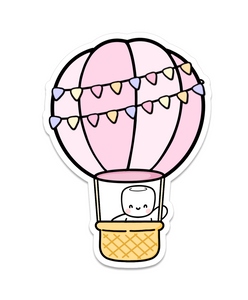 DIGITAL DOWNLOAD - COCOA HOT AIR BALLOON - Marshmallow Studio