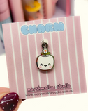 ENAMEL CHARM - COCOA - Marshmallow Studio