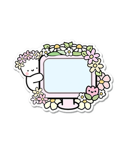 STICKER FLAKE - SPRING SCREEN - F331 - Marshmallow Studio