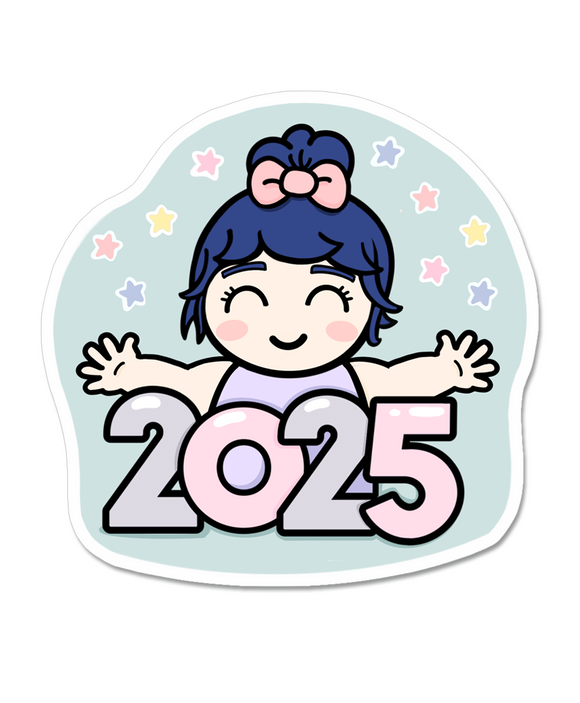 STICKER FLAKE - 2025 WITH DEBBIE DOWNER - F339 - Marshmallow Studio