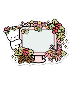 STICKER FLAKE - WINTER SCREEN - F343 - Marshmallow Studio