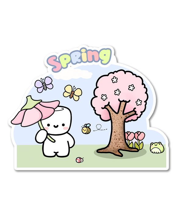 STICKER FLAKE - SPRING SCENE - F363 - Marshmallow Studio