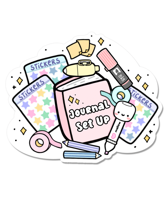 STICKER FLAKE - JOURNAL SET UP - F371 - Marshmallow Studio