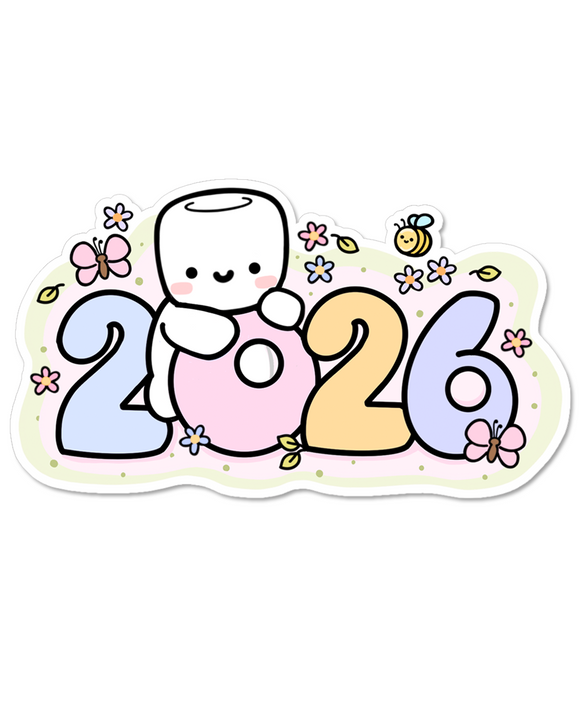 STICKER FLAKE - 2026 WITH COCOA - F375