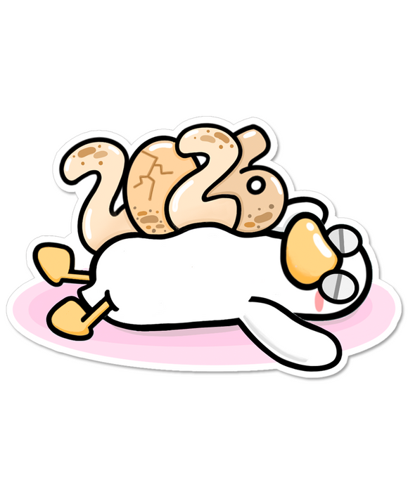 STICKER FLAKE - 2026 WITH FLAT DUCK - F377