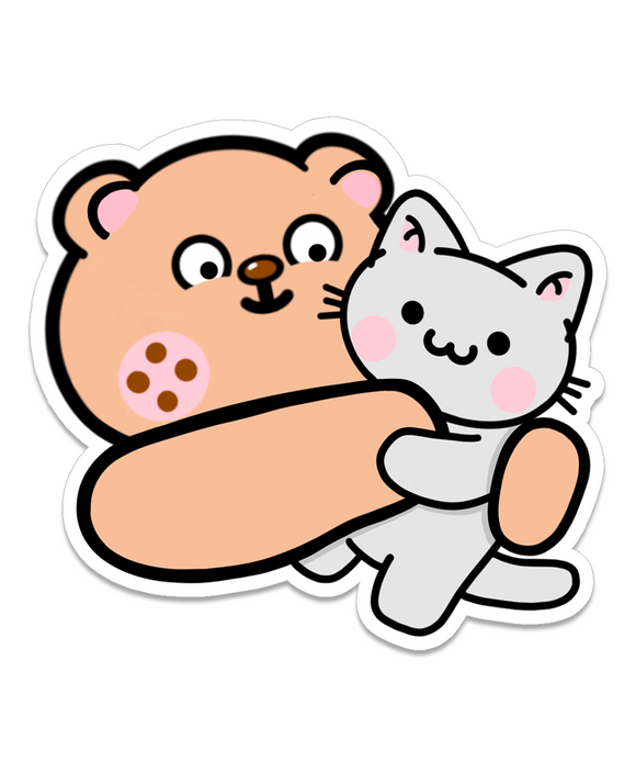DIGITAL DOWNLOAD - FRECKLE BEAR CAT PARENT - Marshmallow Studio
